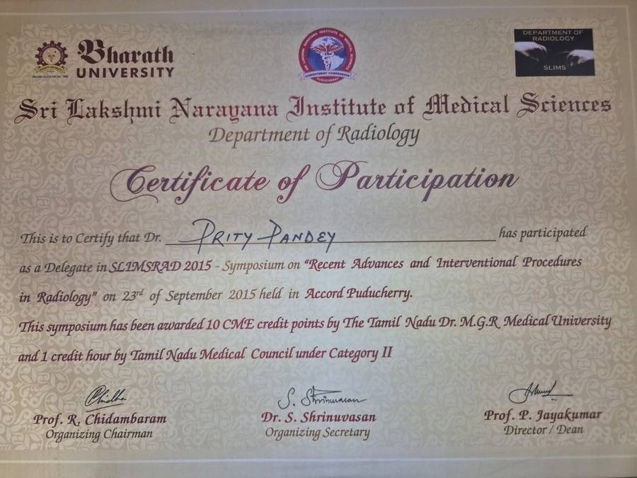 Sri Lakshmi Narayana Institute of Medical Sciences symposium